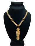 Gold Colored Chain With Pendant